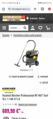 Profesionálny vysávač Karcher - Obrázok č. 1