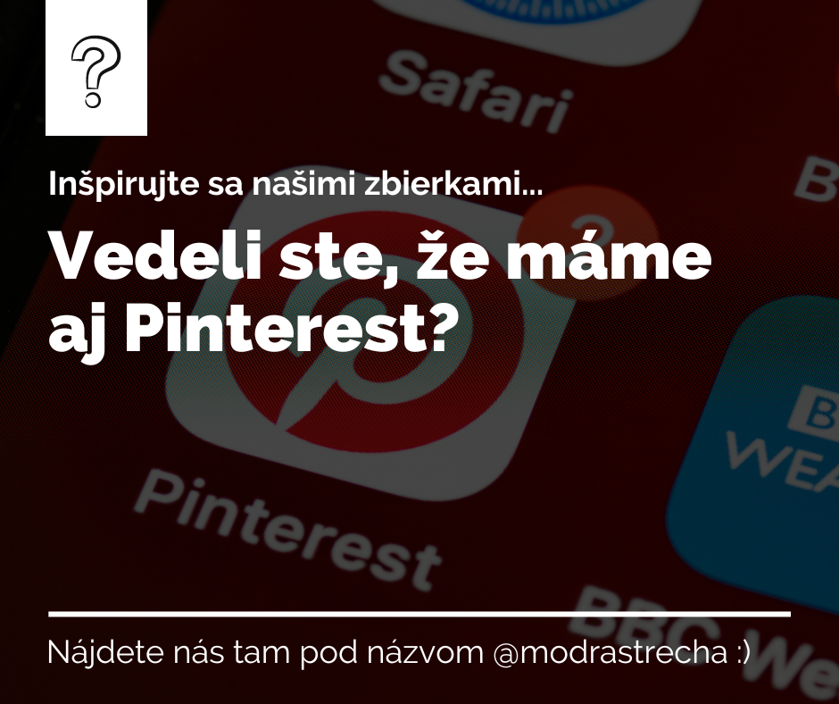 Pinterest Modrá strecha 